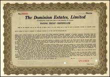 Dominion Estates, Limited - Canada