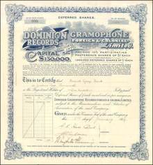 Dominion Gramophone Records (Foreign & Colonial) Limited