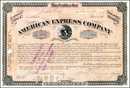 American Express Company Stock Signed by William Fargo - 1870's