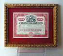 Framed Eastern Air Lines 1938 -1939 ps/ Eddie Rickenbacker