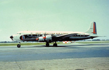 Eastern Airlines postcard Douglas DC 7-B