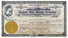 Eastern Star Mining Company 1915 - Nevada
