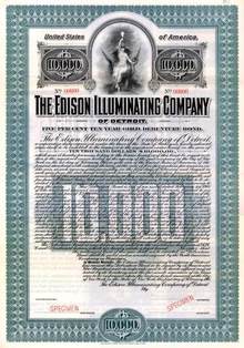 Edison Illuminating Company of Detroit - 1905 ( Early Detroit Edison )