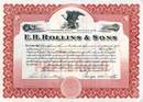E.H. Rollins & Sons ( Famous Banking House )