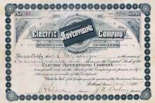 Electric Advertising Company 1885
