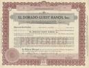 El Dorado Guest Ranch, Inc 1929