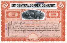 Ely Central Copper Company 1910 - Ely, Nevada