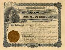 Empire Mill and Electric Company 1906 - Fort Bidwell, California