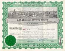 E.M. Thomasson Producing Oil Company 1938 - 1939