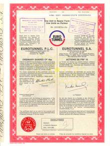 Euro Tunnel P.L.C - Euro Tunnel S.A. 1988 - aka Chunnel - Financial Fiasco