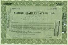 SCHINE Chain Theatres Stock 1928 - Famous Surpreme Court Anti Trust Decision