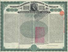 National Railways of Mexico (Ferrocarriles Nacionales De Mexico) 1907