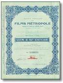 Films Metropole, Paris 1929
