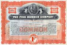 Fisk Rubber Company 1932 (Early US Rubber - Uniroyal Company)