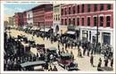 Ford Street Ogdensburg, New York Post Card 1920's