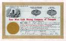 Four West Gold Mining Company of Tonopah 1906 - Territory of Arizona