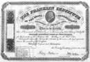 Franklin Institute of the State of Pennsylvania 1865 signed by William Sellers as President