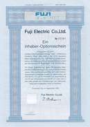 Fuji Electric Certificate in German