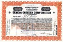 Geneva Cutlery Corporation 1919 - New York - Famous GENCO Razor Company