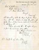 General Quincy A. Gilmore Letter 1861 to Col. Bowman at West Point
