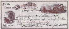 Glencoe Mills Company Shops 1880's - North Carolina