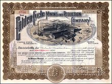 Golden Cycle Mining - Old Colorado Gold Mine 1918