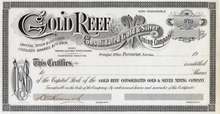 Gold Reef Consolidated Gold & Silver Mining Company 1905 - Tonopah, Nevada