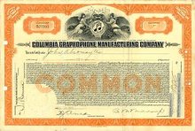 Columbia Graphophone Manufacturing Company circa 1920's