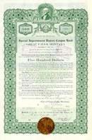 Great Falls, Montana - Special Improvement Bond 1913