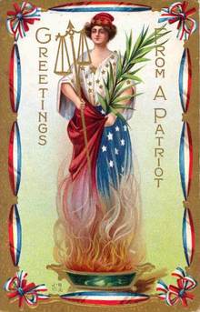Greetings From a Patriot Postcard