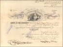 Franklin Fire Insurance Company signed by Henry Carey (Famous Economist) 1835