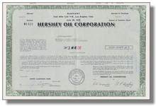 Hershey Oil Corporation Certificate