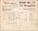 Howard Drug Company - Druggists Invoice 1910 - 1913