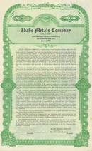 Idaho Metals Company Gold Bond - 1926
