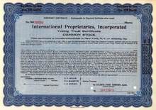 International Proprietaries, Incorporated - Early Medicine Company