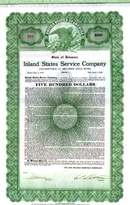 Inland States Service Company 1929 - Convertible Gold Bond