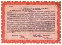 J.I. Case Threshing Machine Company 1912