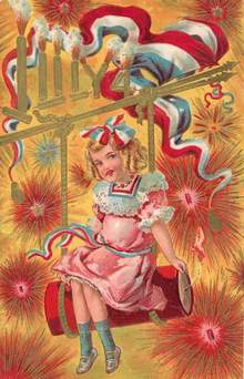 July 4 Postcard
