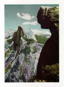 Jumbo Postcard from the Half Dome from Glacier Point, Yosemite National Park, California