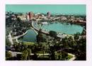 Jumbo Postcard from MacArthur Park and Wilshire Boulevard, Los Angeles, California