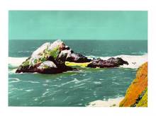 Jumbo Postcard of the Seal Rocks, San Francisco, California