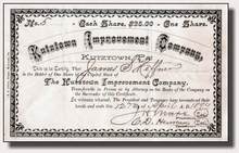 Kutztown Improvement Company - 1890's (Pennsylvania)