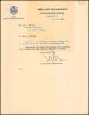 Letter Written by Royal C. Haines-Prohibition Commissoner 1922