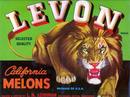 Levon Brand Crate label - Fierce Lion Image