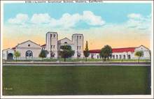Lincoln Grammar School, Madera, California Postcard