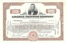 Lincoln Printing Company 1949 - Delaware ( Now Elpeeko )