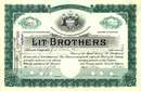 Lit Brothers - Famous Philadelphia Department Store signed by Samuel and Jacob Lit 1925