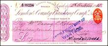 London & County Banking Company - Hanover Square Branch 1912