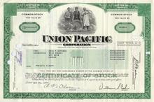Union Pacific Corporation Stock and Picture Postcard: Lot of 10 - Union Pacific Corporation
