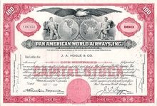 Pan American World Airways circa 1950's - Juan Trippe PLUS Postcard: Lot of 5 - Pan American World Airways circa 1950's - ps/ Juan Trippe